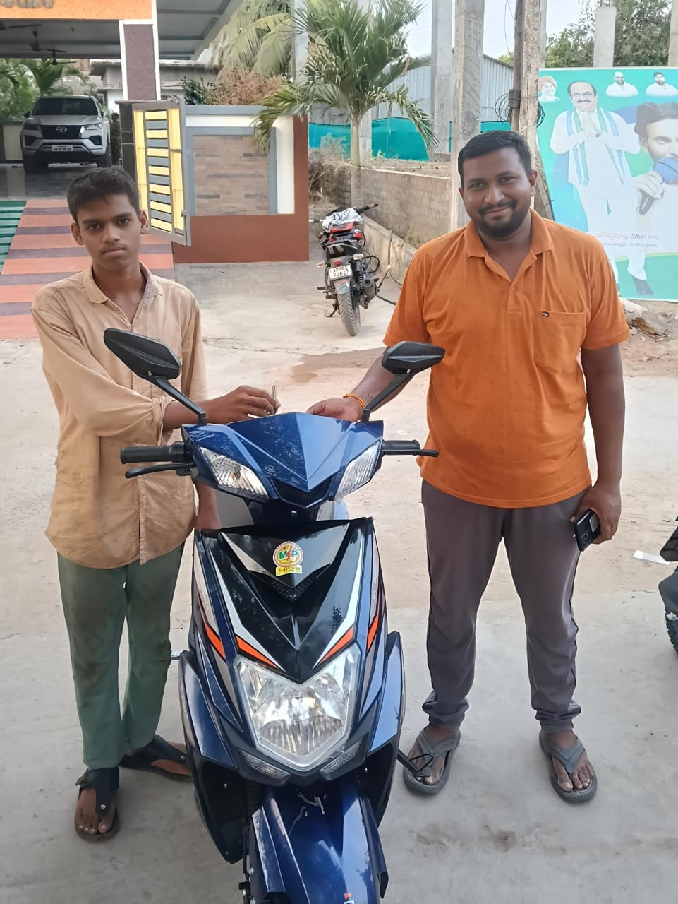 Brothers' First Ride